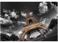 OBRAZ DRUK WIEŻA EIFFLA OD SPODU