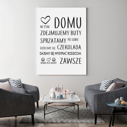 Obraz na płótnie - Canvas, W tym domu 9 40x60 na Arena.pl