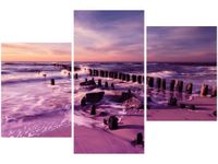 OBRAZ SUNSET PRZEMIJANIE MORZEM