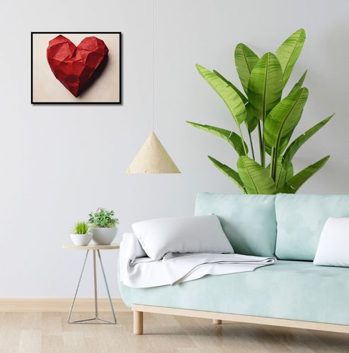 Plakat 50x40cm Kreślone Serce na Arena.pl