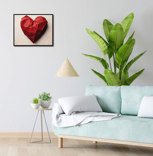 Plakat 50x40cm Kreślone Serce zdjęcie 4