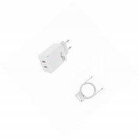 Ładowarka sieciowa GaN 45W dwa USB-C z kabelem do iPhone 15 Pro Max