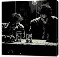 Obraz 90x90cm Spiskowcy