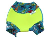 Neonowa żółta pieluszka neoprenowa na basen XL