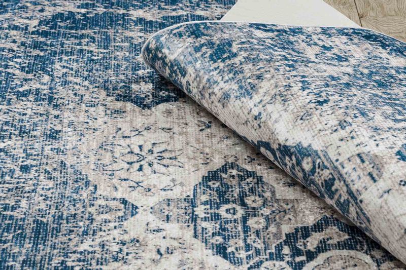 RUG/LU/ARLEN/ROSETTE2/BEIGE+BLUE/160x220 zdjęcie 11