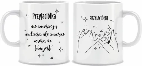 Kubek Przyjaciółki na prezent 330 ml + kartonik na Arena.pl