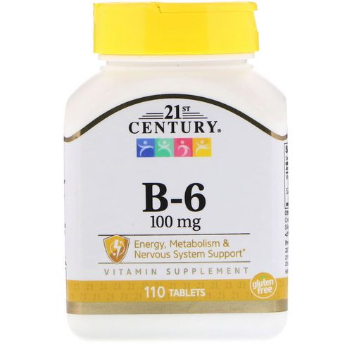 21st Century witamina B6  100 mg 110 tabletek na Arena.pl
