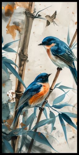 Plakat 50x100cm Trzy Ptaki na Arena.pl