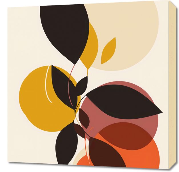 Obraz 60x60cm Brzask Złota zdjęcie 1