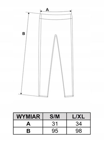 Legginsy Getry Damskie Klasyczne Wygodne z Wysokim Stanem MORAJ L/XL na Arena.pl