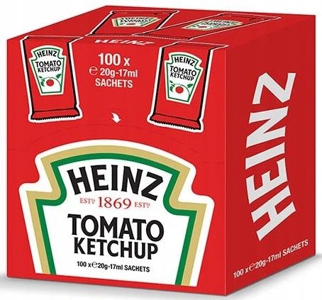 HEINZ Ketchup Łagodny saszetki 17 ml * 100 sztuk zdjęcie 1