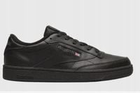 Sneakersy męskie do kostki Reebok Club C 85 100000153 42 Czarne r.42