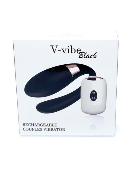 Stymulator-V-Vibe Black Usb 7 Function / Remote Control zdjęcie 12