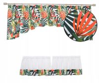 Firana kuchenna zazdrostka TROPIKI 300x70 100x40