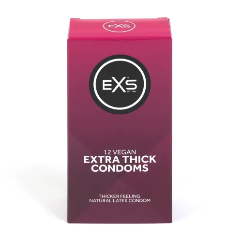 exs extra thick 12 szt. prezerwatywy z wytrzymałego lateksu na Arena.pl