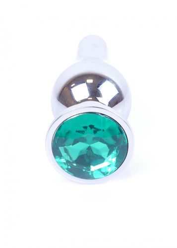 plug jewellery silver butt plug  green na Arena.pl