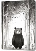 Obraz 60x90cm Ciekawski Miś