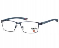 Prostokątne Okulary OPRAWKI KOREKCYJNE Granatowe