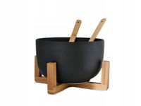 Sałatkowa misa półmisek MPLCo 24307334 24cm czarna