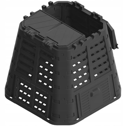 KOMPOSTOWNIK OGRODOWY 480L CZARNY CAŁOROCZNY GRATIS AKTYWATOR KOMPOSTU na Arena.pl