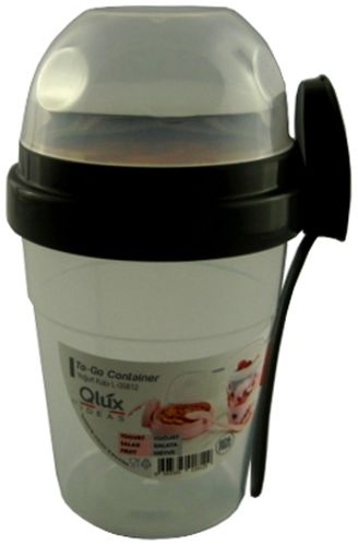 KUBEK NA MUSLI JOGURT SAŁATKĘ Z ŁYŻECZKĄ 600 ML POJEMNIK na Arena.pl