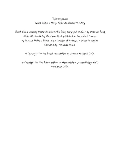 Komiks dla dorosłych książka - Introwertyczka w głośnym świecie Debbie Tung na Arena.pl