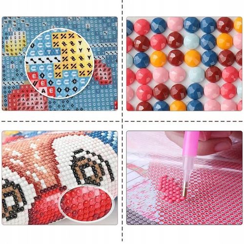 HAFT DIAMENTOWY Diamond Painting Mozaika Diamentowa Dla Dzieci Zestaw 5D na Arena.pl