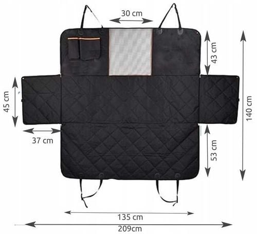 Pokrowiec do samochodu - mata dla psa MP5403 na Arena.pl