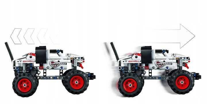 LEGO Technic Monster Dalmatian Silnik PullBack 2w1 42150 zdjęcie 11