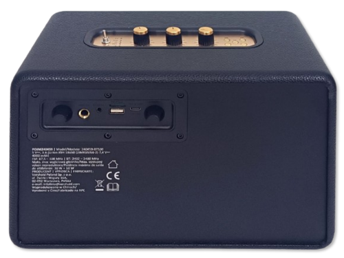 Przenośny głośnik RETRO 30W +10W - Radio FM, BT na Arena.pl