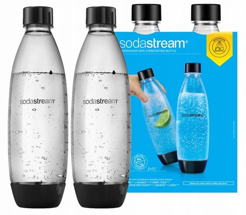 Sodastream 2 x butelka fuse czarna do zmywarki 1l na Arena.pl