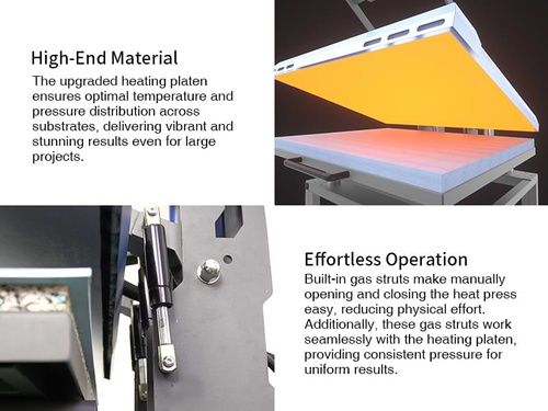 Prasa płaska 60 x 80 cm OtterPro z wysuwanym blatem na Arena.pl