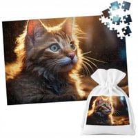 PUZZLE TRADYCYJNE - ZWIERZĘTA KOT KOTEK SŁODKI - 96 el