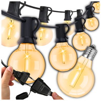 GIRLANDY LED OGRODOWA NA LAMPKI ŚWIETLNA SOLARNA ŻARÓWKA WODOSZCZELNA ŁAŃCUCH 10M