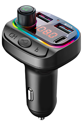 Transmiter FM BT PD 24W QC3.0 KABEL USB 3W1 LIGHTNING MICRO-USB USB C na Arena.pl