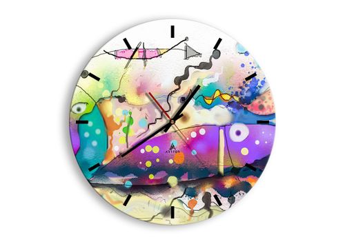 Zegar Ścienny - Ryby Pastele  - 40X40 Cm - C3Ar40X40-4096 na Arena.pl