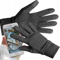 RĘKAWICZKI TERMOAKTYWNE CIEPŁE ZIMOWE DOTYKOWE NA ROWER ROWEROWE WODODPORNE