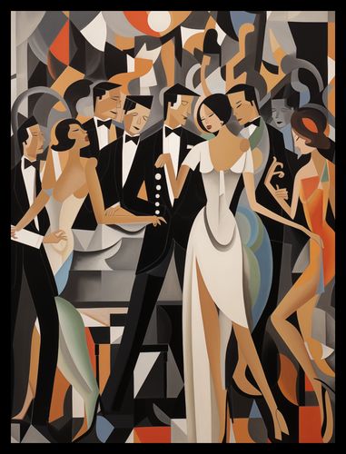 Plakat 30x40cm Bal w Art Deco na Arena.pl