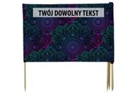 PARAWAN PLAŻOWY Mandala z indywidualnym napisem 3 PANELE 51.3