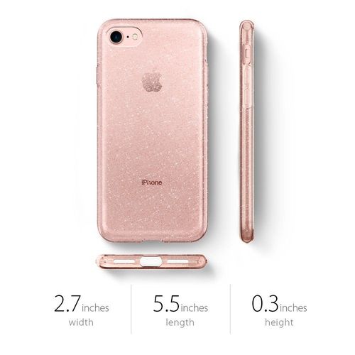 Spigen Liquid Crystal Iphone 7/8 Glitter Rose Quartz na Arena.pl