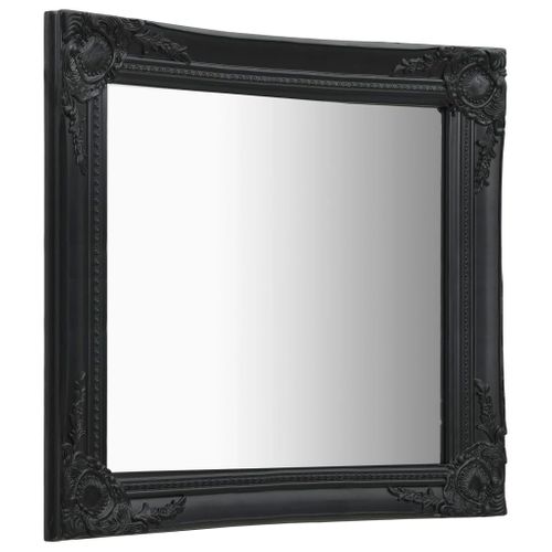 Lustro ścienne w stylu barokowym, 60x60 cm, czarne na Arena.pl
