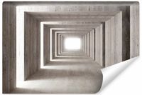 Fototapeta Do Salonu Betonowy TUNEL Abstrakcja Efekt 3D 135cm x 90cm