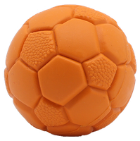Zabawka dla psa gumowa piłka sportowa soccer pomarańczowa 4,5cm UNIQ PETS