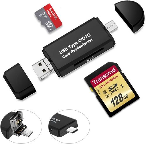 CZYTNIK KART USB OTG microSD SD SDHC MICRO USB C na Arena.pl