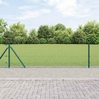 Słupek ogrodzeniowy. Zielony 100 x 0,5 m (siatka 12 x 12 mm)