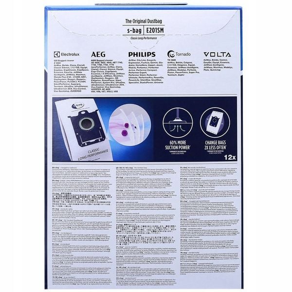 12x Worki Electrolux E201SM S-Bag + filtr HEPA zdjęcie 4
