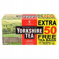 CZARNA HERBATA YORKSHIRE TEA 210 torebek MOCNA WYDAJNA Z UK