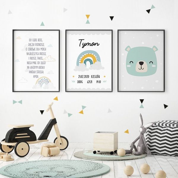 Plakat Metryczka P298- rozmiar plakatu A3 (29,7 cm x 42 cm) zdjęcie 2