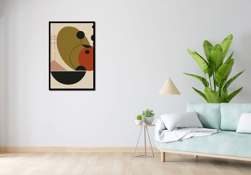 Plakat 61x91,5cm Geometryczny Balans na Arena.pl