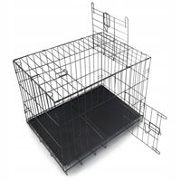 METALOWA KLATKA KENNELOWA TRANSPORTER DLA PSA PSÓW ZWIERZĄT KOJEC 50x60x70